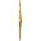 Ekena Millwork Ashford Ceiling Medallion, Hand-Painted Rich Gold, 42 3/4"W x 28 7/8"H x 1"P CM42X28ASRGS - alternate 3